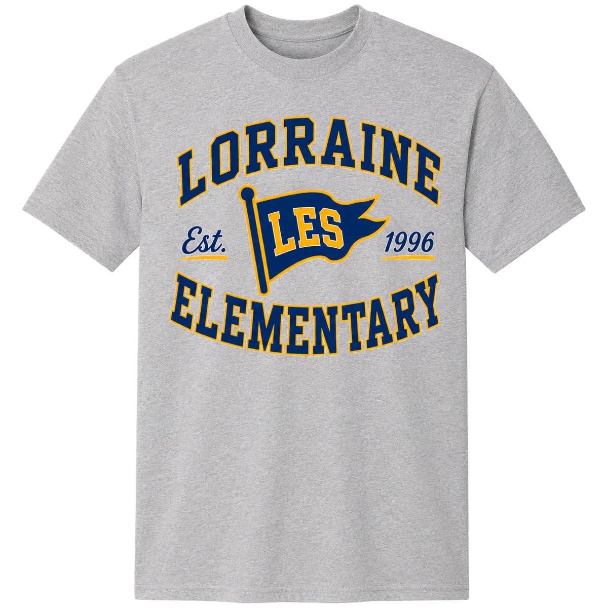 Pennant Tee — Heather